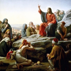 Sermon on the Mount by Carl Bloch (1877) Public Domain